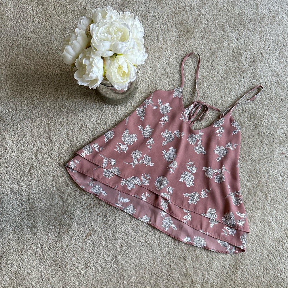 BP Pink Floral Top